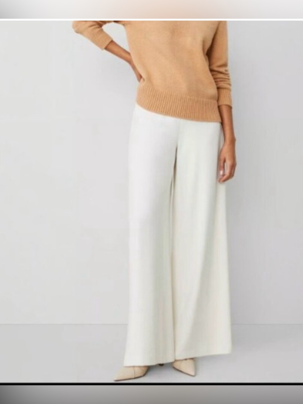 The dramatic wide leg crêpe pant - Picture 10 of 13